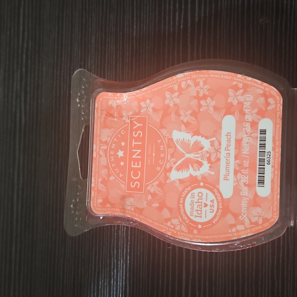 Plumeria Peach scentsy wax bar